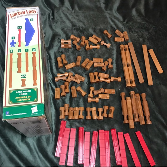The Original Lincoln Logs Lake Union Lodge By K’nex Hasbro Toys Missing Parts - Picture 10 of 13